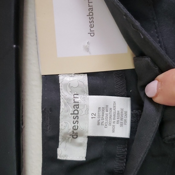 Dressbarn bootcut casual trouser chino pants, stretch, women's size 12 - Picture 4 of 6